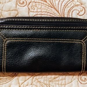 Large black wallet